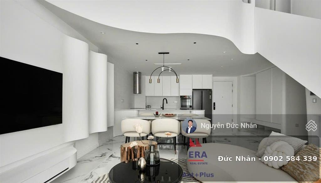 Bán duplex sân vườn the river thủ thiêm 138m2, 3pn, full nội thất  68 tỷ all  in có sổ