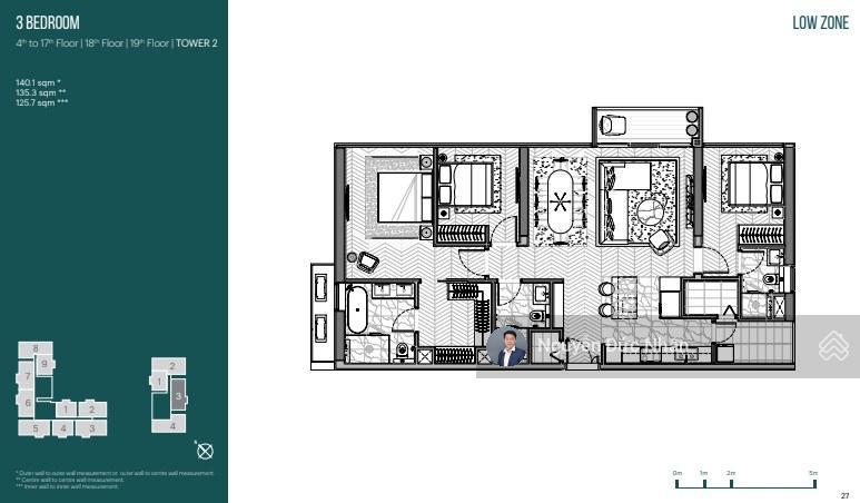 Bán căn hộ narra 3pn 135m² empire city thủ thiêm, hướng đông nam view sông  46 tỷ
