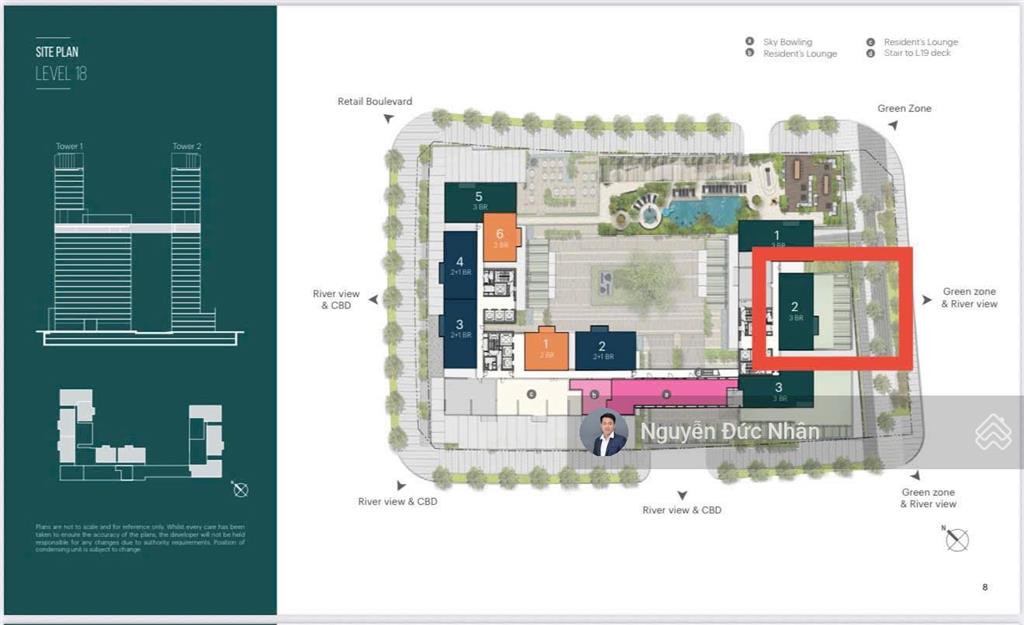 Bán căn hộ narra 3pn 135m² empire city thủ thiêm, hướng đông nam view sông  46 tỷ