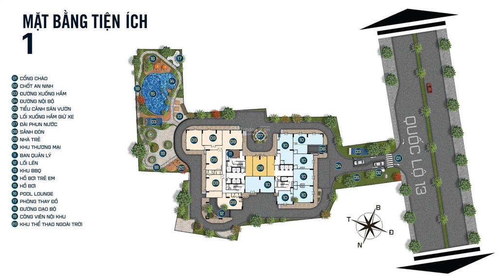 Thanh toán 474 triệu nhận nhà căn hộ 60m2 2pn 2wc mặt tiền quốc lộ 13, gần ga metro siêu thị aeon