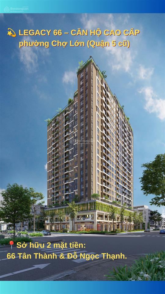 Đặt chỗ ưu tiên chiết khấu 3%. căn hộ cao cấp, 2 mặt tiền 66 tân thành & đỗ ngọc thạnh 0902 738 ***