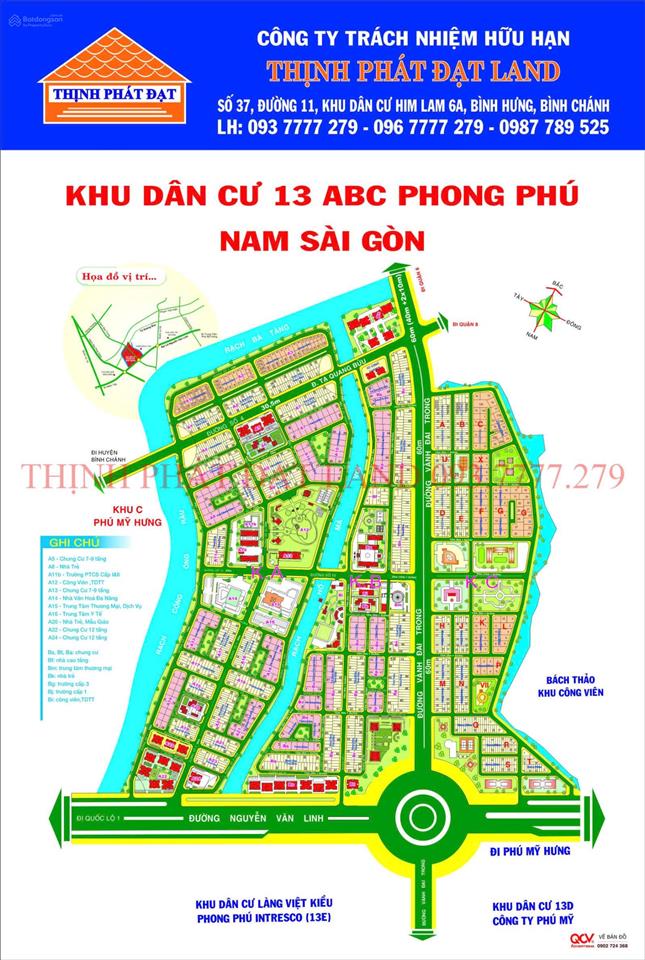 Cần bán lô đất đẹp giá rẻ kdc 13a hồng quang đường nvl giá chỉ 37,5 tỷ( tl)  0937 777 ***