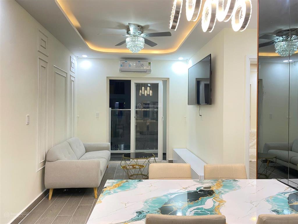 Cho thuê cc diamond riverside nội thất mới 99%, võ văn kiệt, 12 triệu, 73m2, view đẹp, 2pn, 2wc