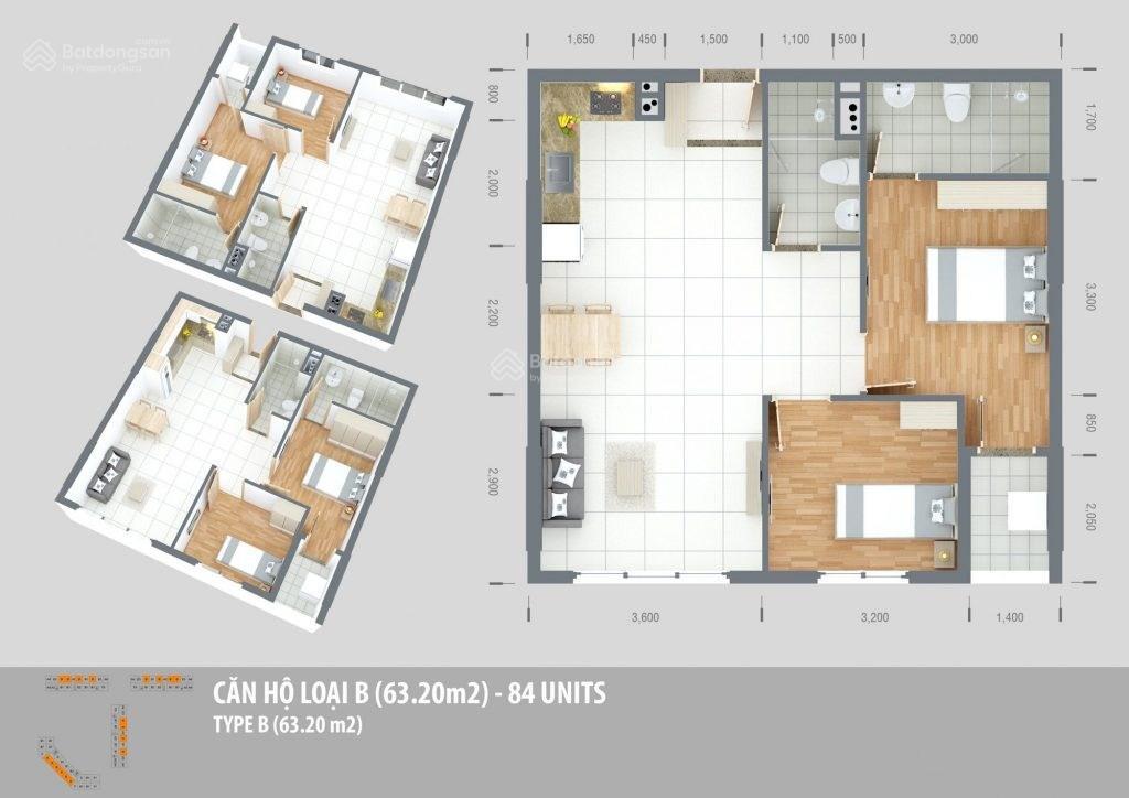 Căn hộ tầng trệt green town bình tân 63m/ 2pn2wc/ 3.5tỷ vừa ở vừa kinh doanh, ht vay bank