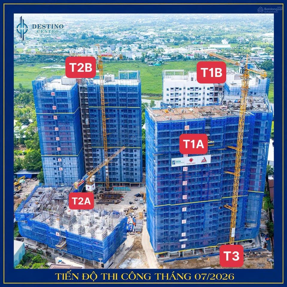 Căn hộ destino centro ql1a, kế chợ bình chánh 5ph, 1.45 tỷ/2pn, nhận nhà cuối năm nay