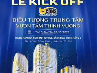 Kick off bcons center city biểu tượng mới, tầm cao mới  0903 066 *** biết thêm thông tin mới