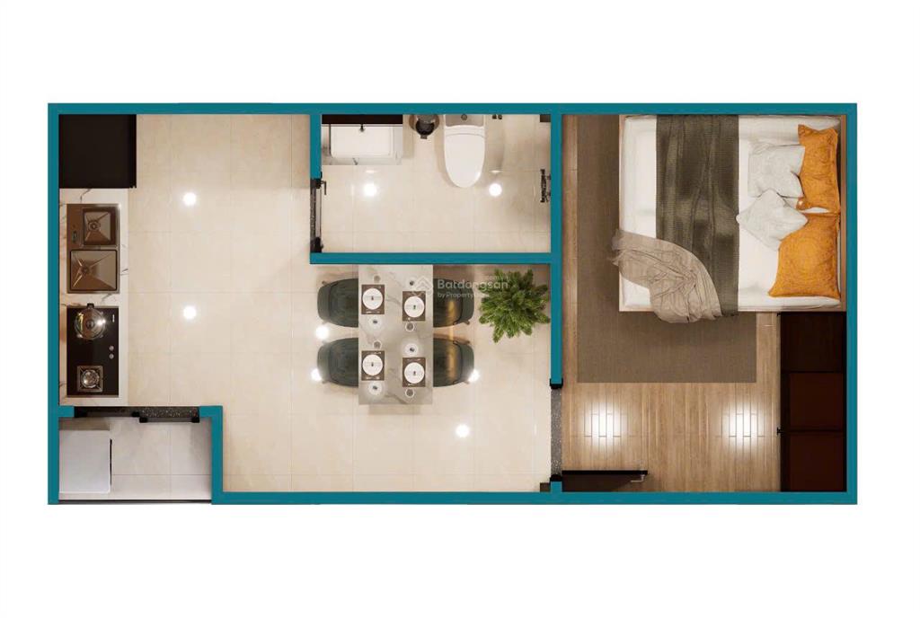 Căn hộ chung cư mini trần xuân soạn gần lotte mart quận 7 giá 1tỷ281/căn bàn giao full nội thất