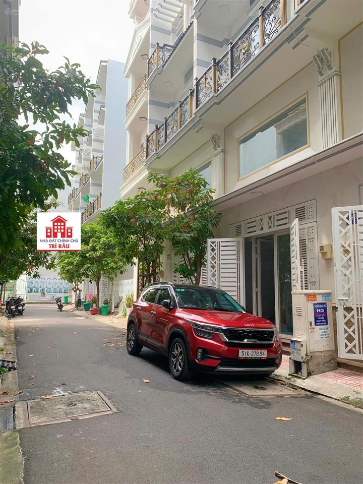Nhà 1 lửng 3 lầu kdc an dương vương gần võ văn kiệt, bảo vệ 24/24 shr hoàn công đầy đủ