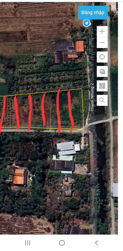 Đất thanh nhung 2, phước trung, gò công đông, tiền giang. 7,5x36m 122m2 thổ, đường xe 7chỗ 380tr tl