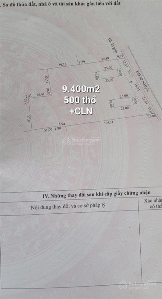 9.400m2 đất mt đường dh02 gần kcn gia thuận, gò công đông, tiền giang, 20,6 tỷ thương lượng, có sổ