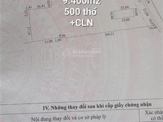 Đất 9.400m2 mặt tiền đường tải trọng 10t gần kcn gia thuận, gò công đông, tiền giang, 21 tỷ tl