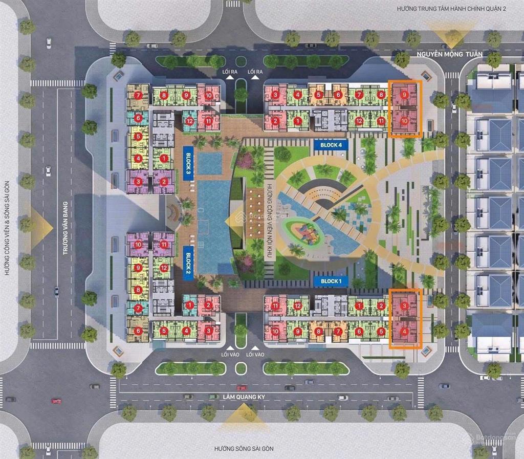Bán căn hộ 2pn victoria village quận 2 64m2 tầng đẹp, view thoáng giá 6,4 tỷ  0919 860 ***