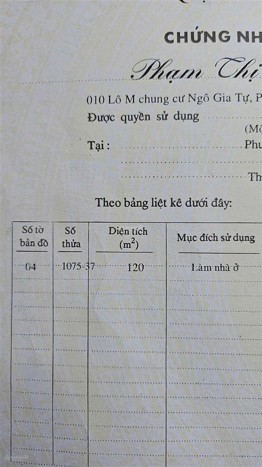  đất thổ cư 6x20 cạnh công viên điện ảnh sông sg phường hiệp bình chánh thủ đức