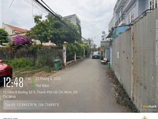 Bán đất tại đường số 9, hiệp bình phước, 4,6 tỷ, 56 m2
