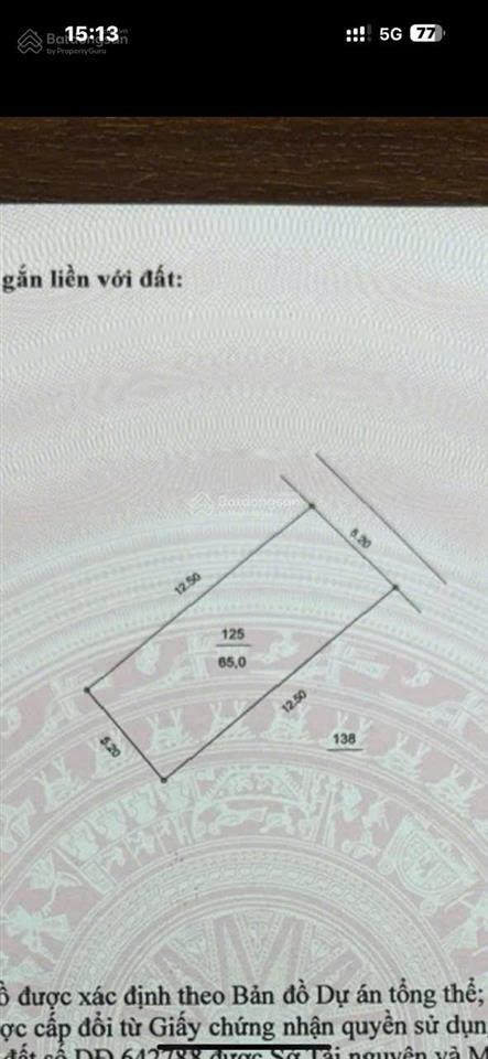 Bán nhà khu kim giang dt 65m2, xây 7 tầng. mt 5,2m. thang máy, ô tô tránh nhau. gần phố