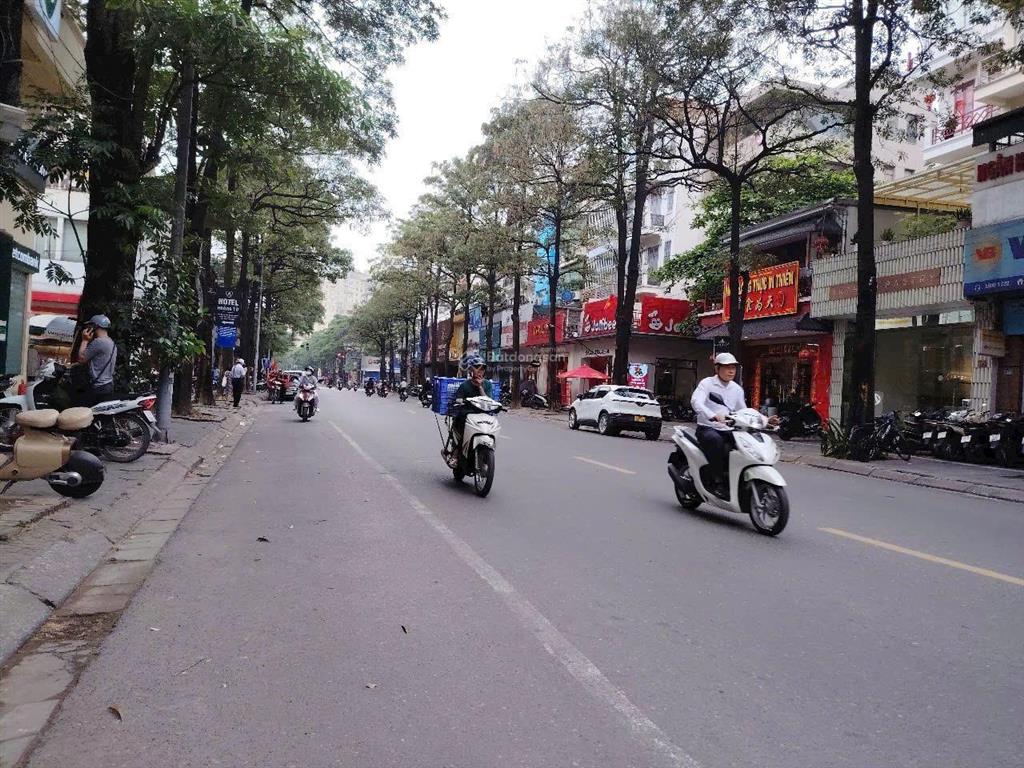 Bán nhà mặt phố kđt mỹ đình sông đà. 91m2, xây 4 tầng + hầm. mt 5m. 2 mặt thoáng. kd tốt
