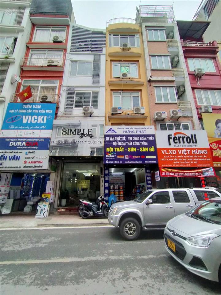Bán nhà mặt phố cát linh. dt 45m2, xây 5 tầng. mt 4,7m. kd sầm uất. quy hoạch ổn định