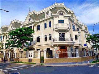 Biệt thự victoria village thạnh mỹ lợi, góc 2 mt đường, 187.5m2 đất, 3 tầng, 4pn