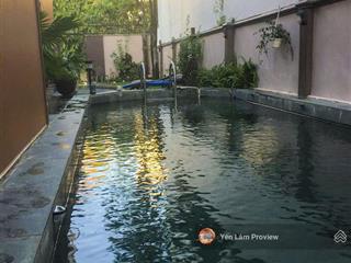 Bán biệt thự thảo điền, khu compound, 380m2 ngang 15.5m, có hồ bơi + sân vườn, 125 tỷ