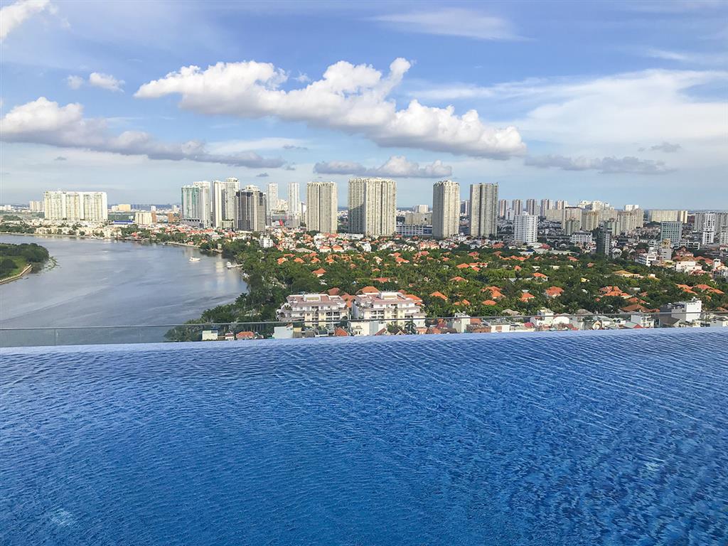 Bán hoặc cho thuê penthouse tại dedge thảo điền view sông gồm 5 phòng ngủ với diện tích 412m2