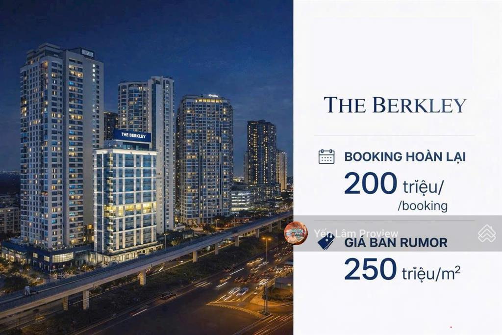 Nhận booking dự án berkley thảo điền, 177 xa lộ hà nội, 85 căn hộ cao cấp