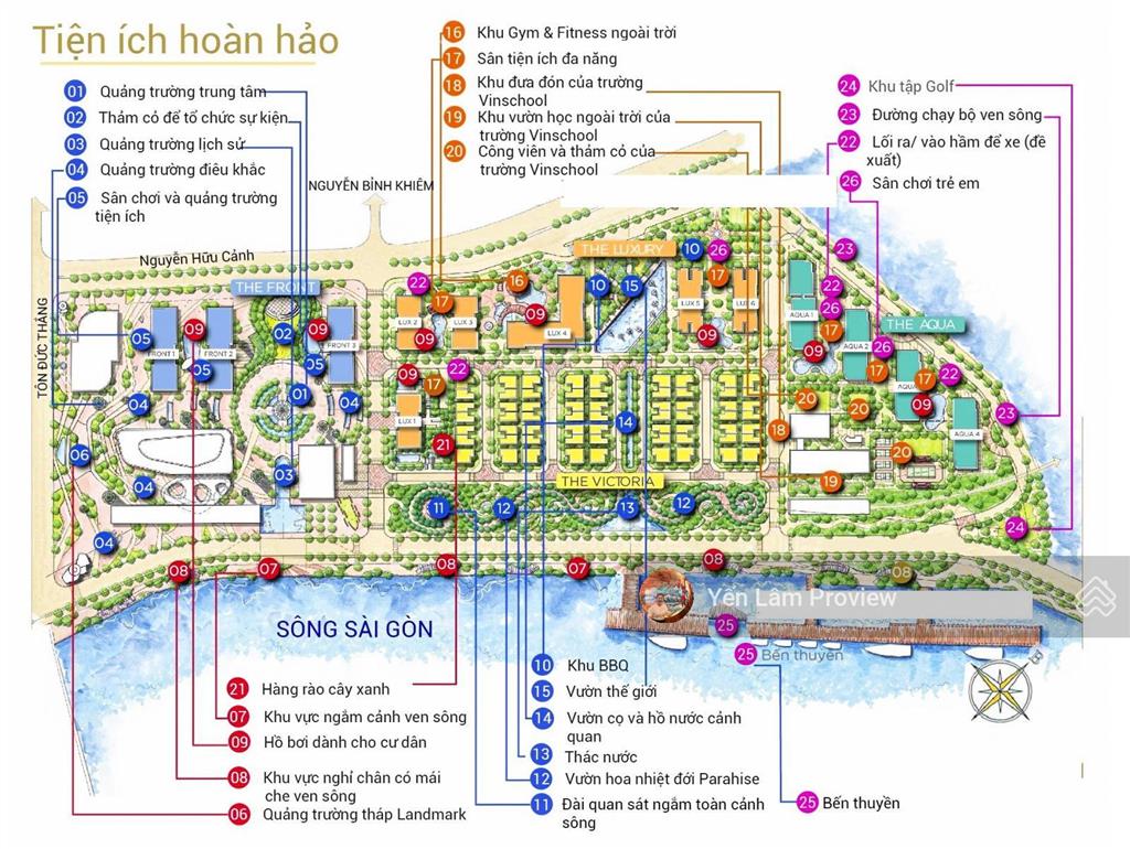 Căn hộ bán tại vinhomes golden river quận 1 tầng cao gồm 1 phòng ngủ diện tích 50m2