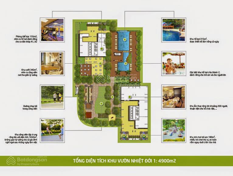 Bán căn hộ ghép tại tropic garden thảo điền gồm 4 phòng ngủ view đẹp với diện tích 176m2