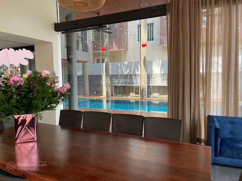 Bán biệt thự compound cực vip river mark, 15x20m, 1 hầm + 3 tầng, hồ bơi, 120 tỷ