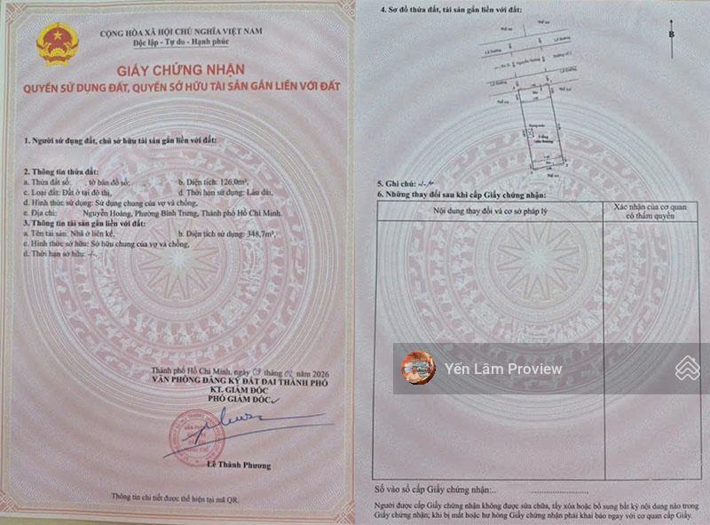 Bán villa nguyễn hoàng, q2  đối diện công viên, nhà mới 100%, 126m², 4 tầng