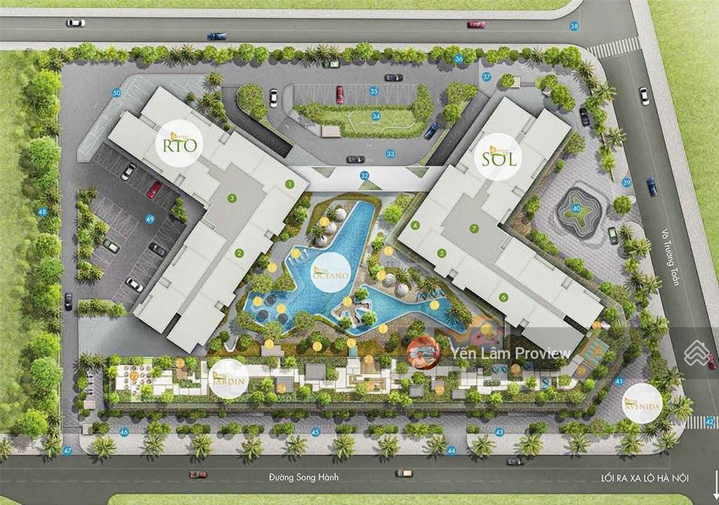 Căn hộ bán tại masteri an phú tầng thấp gồm 3 phòng ngủ view đẹp với diện tích 99m2