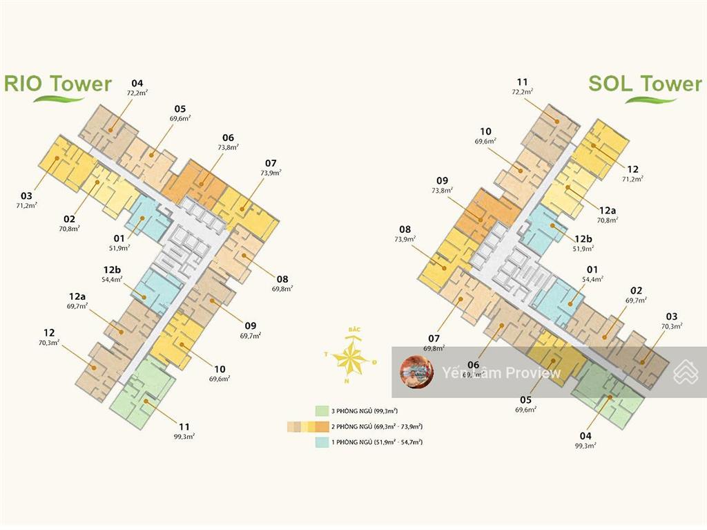 Căn hộ bán tại masteri an phú tầng thấp gồm 3 phòng ngủ view đẹp với diện tích 99m2