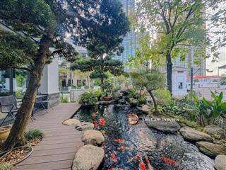 Bán biệt thự vinhomes central park, 309m², căn góc đẹp, có hầm, sân vườn, hồ koi