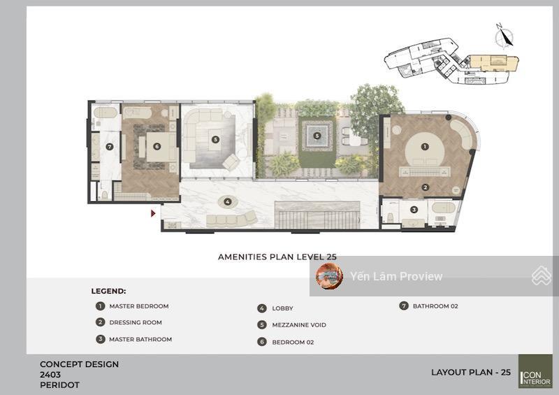 Bán căn penthouse thảo điền green, căn 373m2 cả sân vườn, view sông, 90.7 tỷ