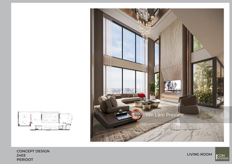 Bán căn penthouse thảo điền green, căn 373m2 cả sân vườn, view sông, 90.7 tỷ