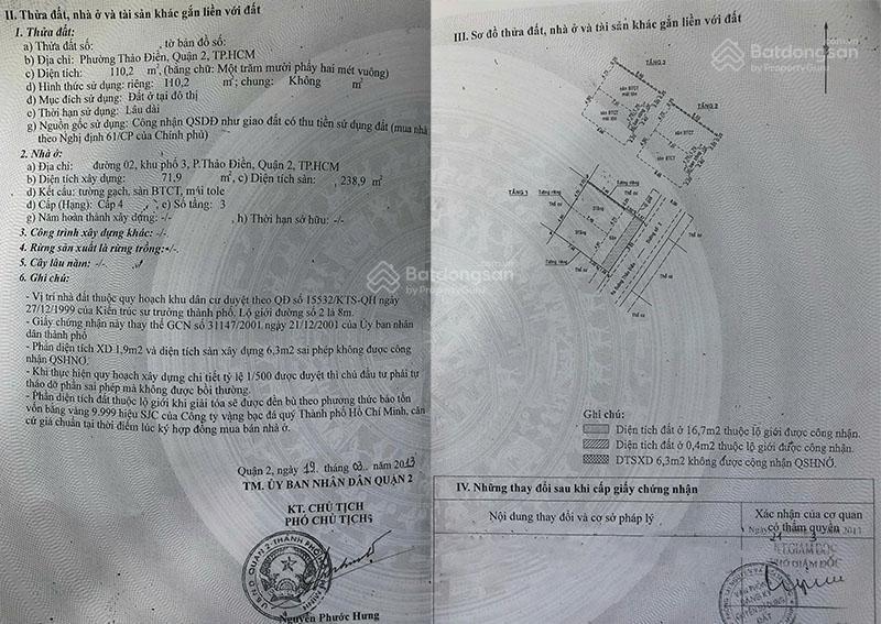 Bán nhà thảo điền khu làng báo chí, 10m *11m, dòng tiền 40tr/tháng, giá 31.3 tỷ