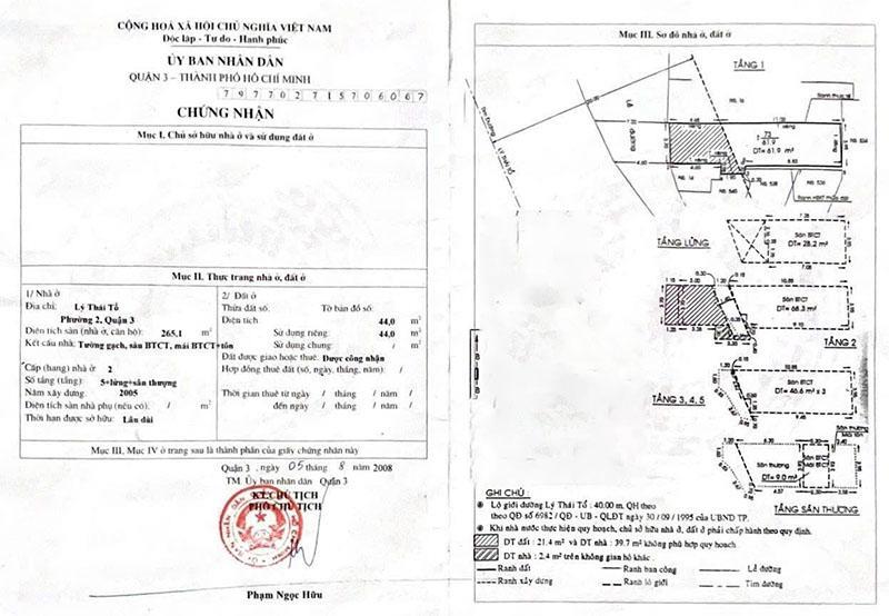 Bán nhà lý thái tổ q3, 2 căn liền kề, tổng 110 m², dòng tiền 90tr/th, giá 60 tỷ