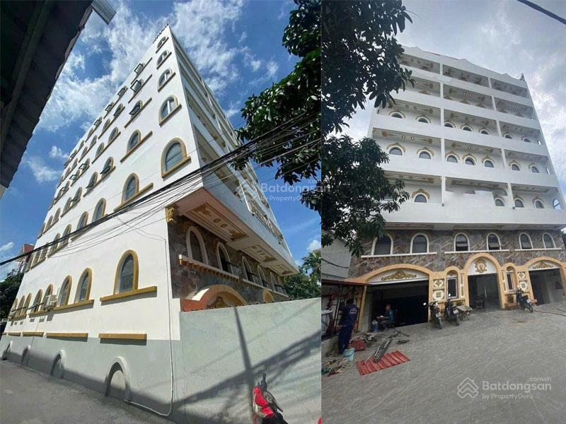 Bán khách sạn bưng ông thoàn thủ đức, dt 991m², hâm, 7 tầng, doanh thu 400tr/th