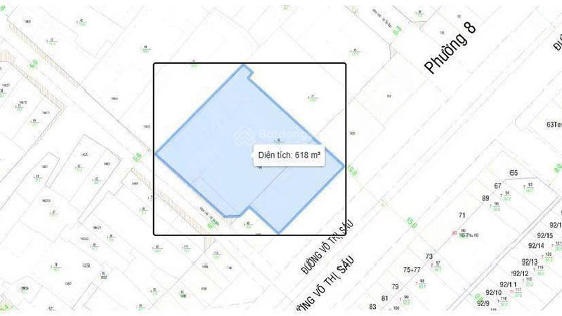 Bán nhà võ thị sáu q3, 580m², ngang 18m, phù hợp building khách sạn, giá tốt
