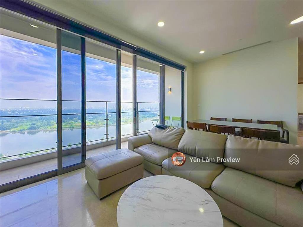 Bán căn hộ tại the nassim thảo điền gồm 4 phòng ngủ tầng cao view sông