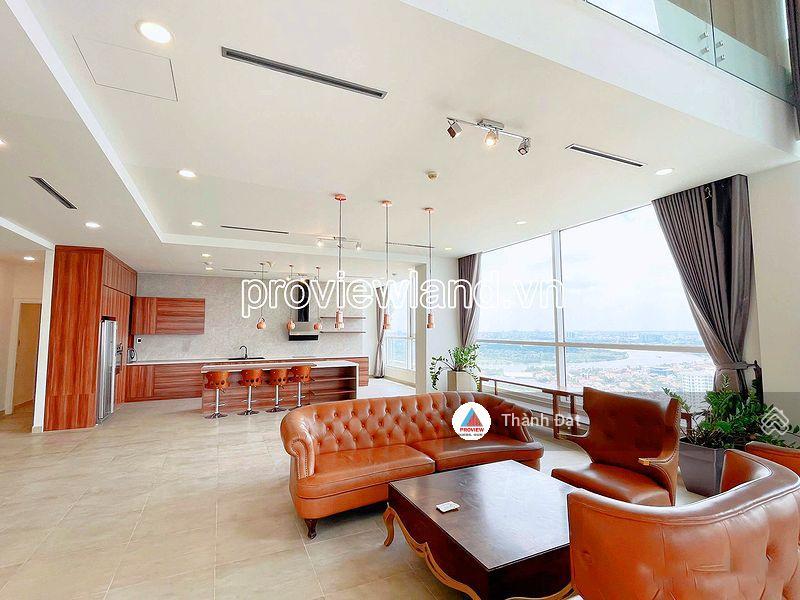 Bán căn penthouse thảo điền pearl tại block a, view sông, 501m2, 2 tầng, sân vườn riêng