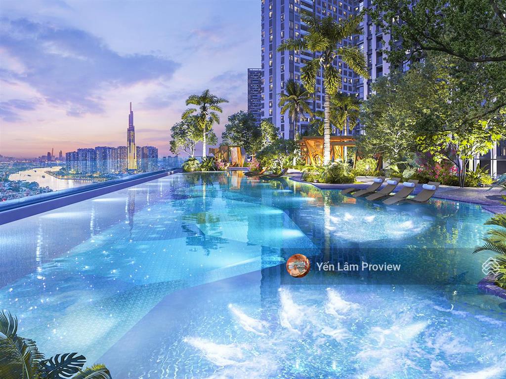 Cần bán căn hộ tại lumiere riverside tầng cao gồm 3 phòng ngủ view sông diện tích 96m2