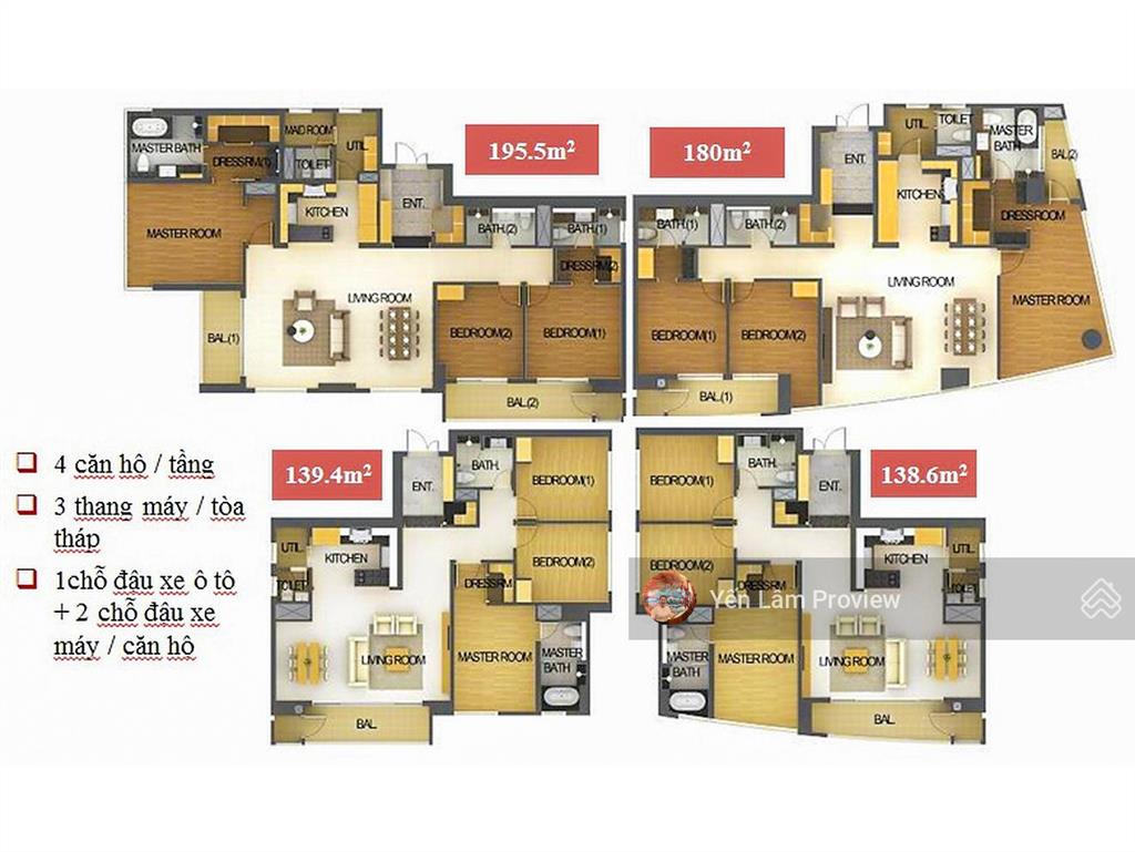 Căn hộ bán tại xi riverview palace gồm 2 phòng ngủ tầng trung view đẹp với diện tích 145m2