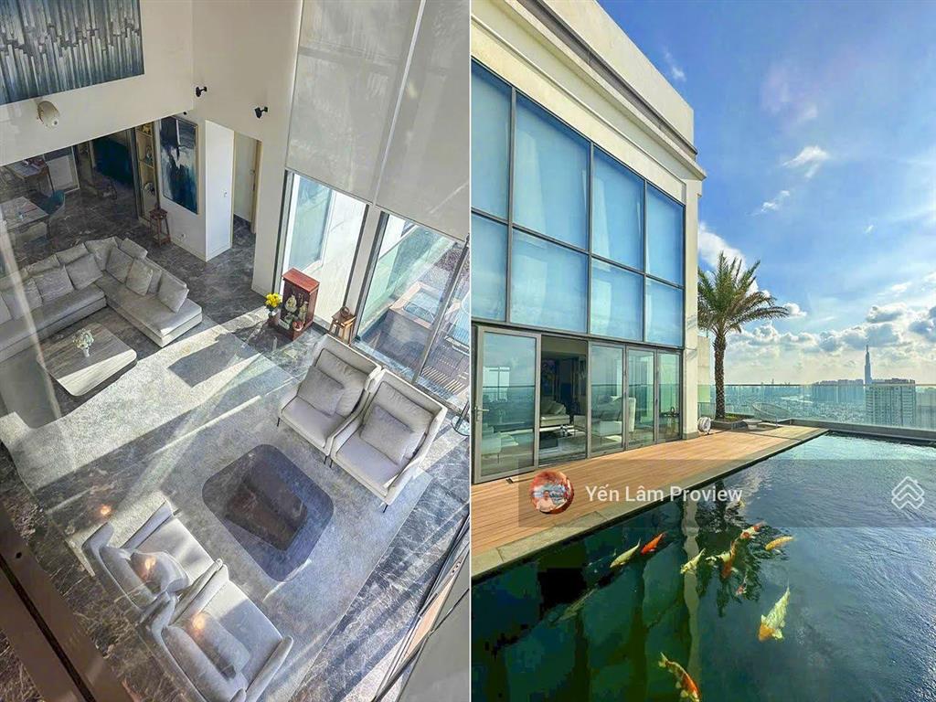 Cần bán penthouse tại gateway thảo điền gồm 4 phòng ngủ view sông với diện tích 585m2