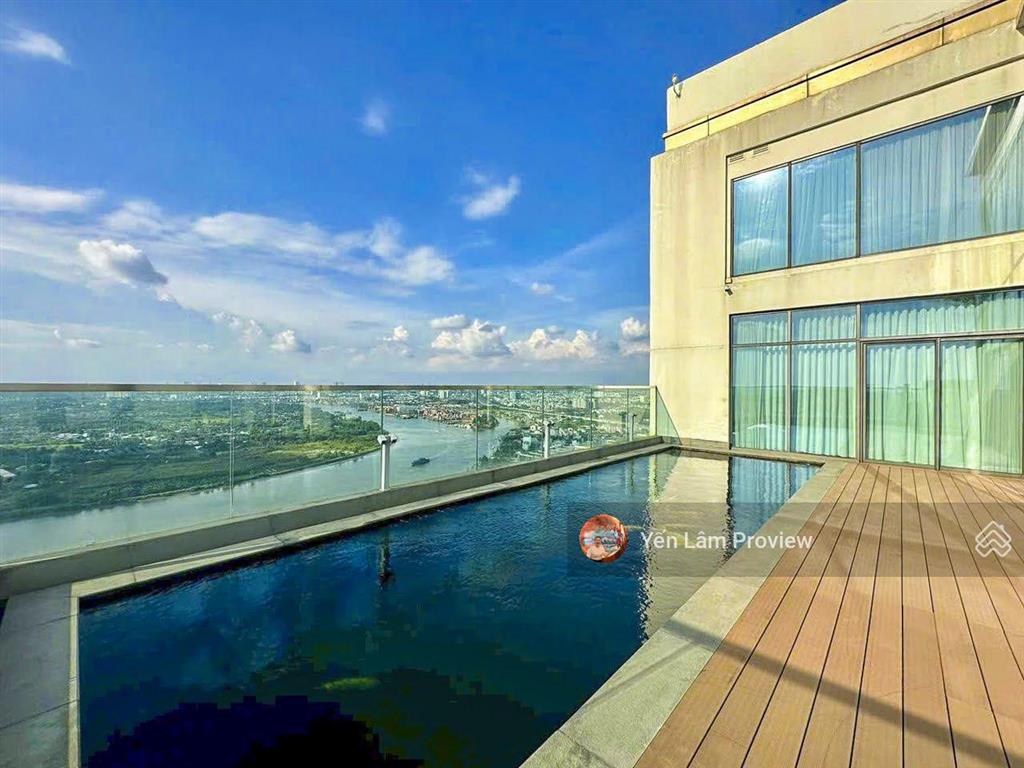 Cần bán penthouse tại gateway thảo điền gồm 4 phòng ngủ view sông với diện tích 585m2