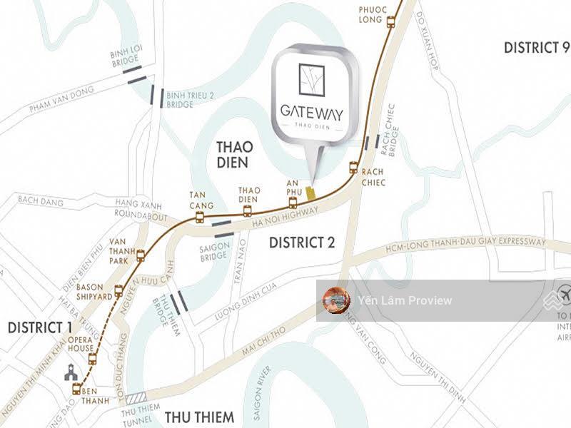 Cần bán penthouse tại gateway thảo điền gồm 4 phòng ngủ view sông với diện tích 585m2