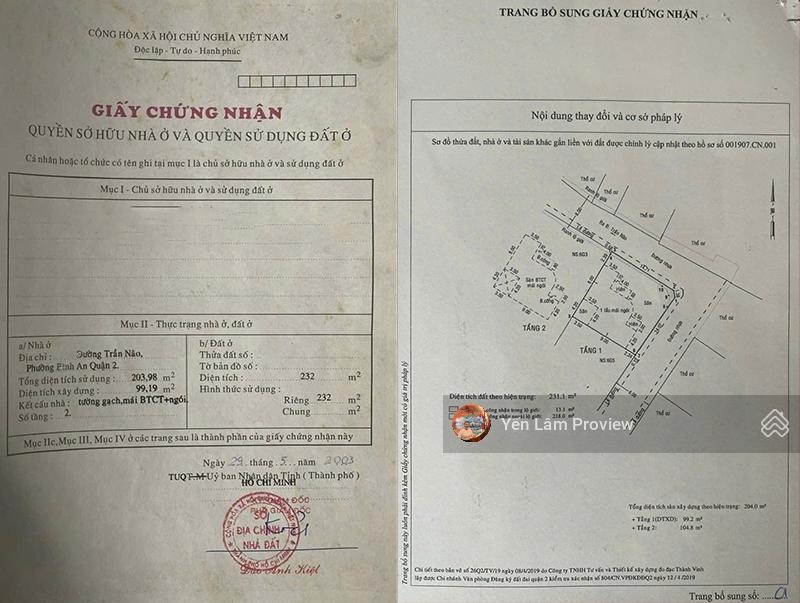 Bán biệt thự góc 2 mặt tiền trần não, 232m², sân vườn đẹp, 2 tầng, giá 54 tỷ
