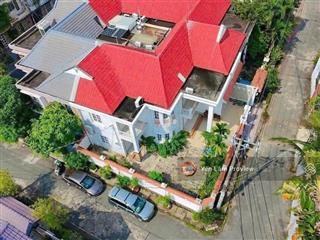 Bán biệt thự góc 2 mặt tiền trần não, 232m², sân vườn đẹp, 2 tầng, giá 54 tỷ