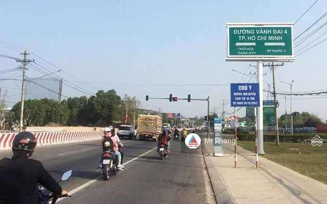Bán lô đất mặt tiền vành đai 4, 3,465,3m2, giá 6tr/m2. ngay kcn phú an thạnh