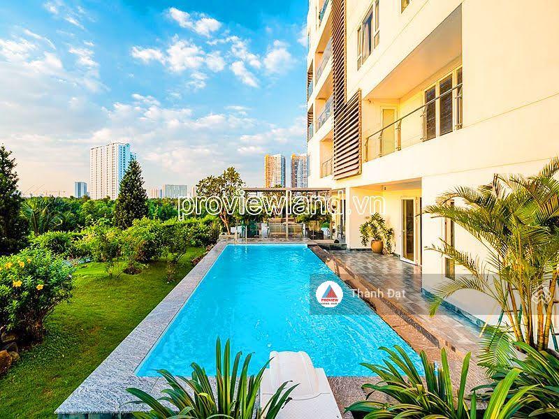 Bán căn hộ pool villa diamond island, dạng duplex 2 tầng, tổng dt 680m2, sân vườn + hồ bơi riêng