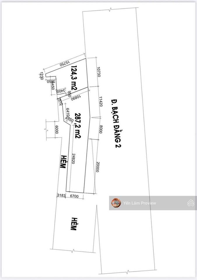Bán đất góc 3 mặt tiền bạch đằng yên thế hồng hà, 411,5m2, gần tân sơn nhất, giá 144 tỷ